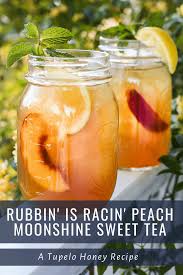 racin peach moonshine sweet tea