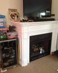 removing ventless gas fireplace and