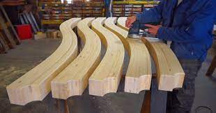 making wooden curved beams