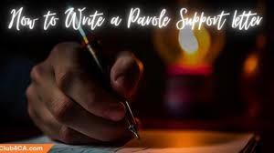 how to write a parole support letter