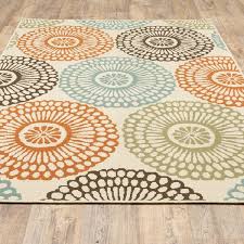 averley home naples multi colored 9 ft x 13 ft medallion indoor outdoor patio area rug