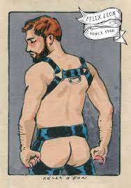 Great Bondage 2. Leather Gay LGBT Queer Gay Art Felix - Etsy