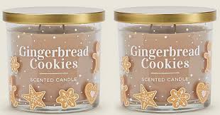 2 Gingerbread Cookies Candle Range That