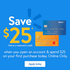 Feb 07, 2020 · the walmart credit card gives you 2% back on gas purchases, which isn't too shabby. Walmart Online Only Open A Walmart Credit Card Save 25 When You Spend 25 Milled