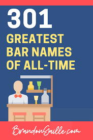 the 435 coolest bar names of all time