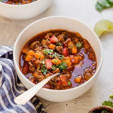 Chipotle Turkey Chili Slow Cooker gambar png
