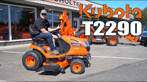 kubota t2290 lawn mower you