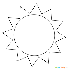 This adorable coloring page will provide just that! Cute Sun Coloring Page Free Printable For Kids