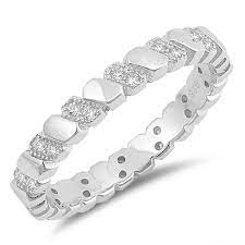 925 sterling silver band jewelry female