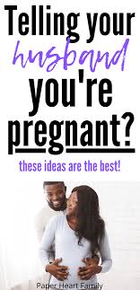 pregnancy announcement to your husband