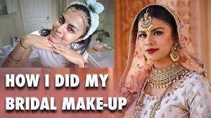 indian wedding makeup look diy