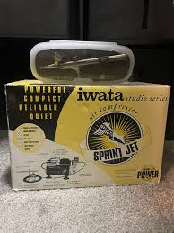 iwata airbrush compressor and gun for