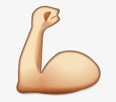 flexing muscles emoji whatsapp emoji