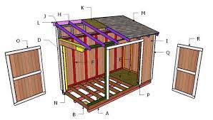 6x12 Lean To Shed Plans Diy Woodworking