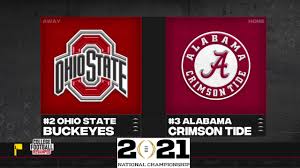 11 jan 2021 17:36 utc. 2021 College Football National Championship Full Game Alabama Vs Ohio State Ncaa 14 Cfb Revamped Youtube