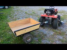 lawn tractor trailer build you