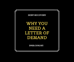 why you need a letter of demand