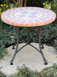 outdoor end tables mosaic accent table