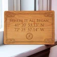 custom coordinates gifts personalized
