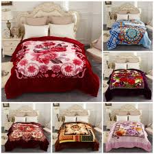 warm reversible bed blanket king queen