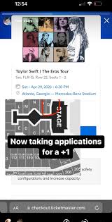 taylor swift tickets to score dates