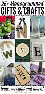 25 monogrammed gifts and crafts a