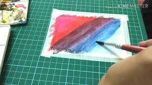 Overlaying washes of different colors. Wet On Dry Basah Atas Kering Youtube