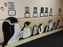 penguin clroom wall decor activity