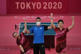 an upsets china in table tennis