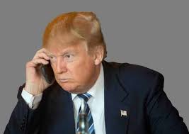 Image result for trump on cell phone