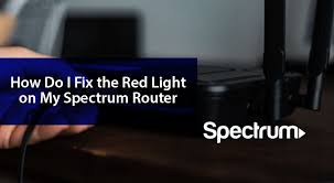 fix the red light on my spectrum router