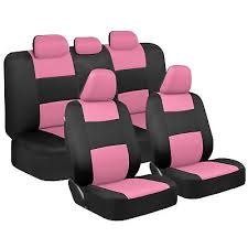 Pink Camo Car Seat Covers Front Rear