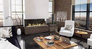 Modern Linear Fireplaces