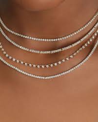 7 must diamond tennis necklaces