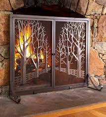 Plowhearth Fireplace Screens With Doors