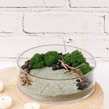 Diy Zen Garden In Cylinder Bowl