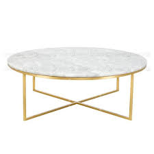 Zoe Round Marble Coffee Table
