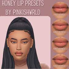 honey lip preset collection the sims