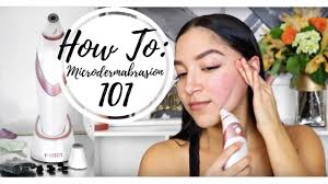how to microdermabrasion at home you
