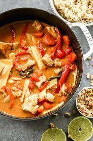 panang curry with vegetables and