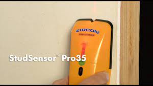 How to Use Zircon StudSensor Pro35 Stud Finder to Find Wall Studs - YouTube