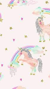 Cute Girly Unicorn iPhone Wallpaper