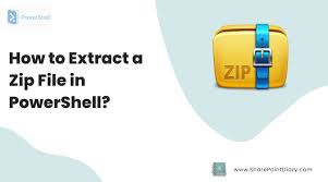 powers how to extract a zip file