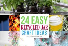 Diy Recycled Glass Jar Crafts The