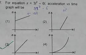 7 For Equation X 3t3 6t Acceleration