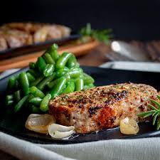 The best diabetic pork chop recipes. Rosemary Herbed Pork Chops With Shallot Wine Sauce Healthy World Cuisine