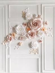 Paper Flowers For Wall Decoration