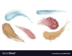 skin foundation smear brush strokes