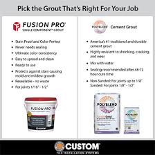 Custom Building Products Fusion Pro 381 Bright White 1 Gal