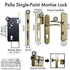 Pella Single Point Mortise Lock